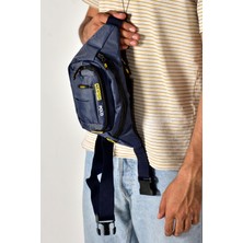 Tuldar Unisex Lacivert Usb Kulaklık Çıkışlı Crossbody Çapraz Omuz Göğüs Ve Bel Çantası tul360