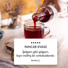 Pancar Kvass - Kırmızı Pancar + Şalgam + Mor Havuç Lakto Fermente İçecek 330 ml