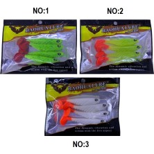 Captain Baohua 3557 Viper 8.5cm 5.5gr Sert Silikon Yem 4'lü Paket