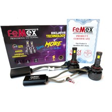 Femex Super More Csp Superıor Etı Chipset Hb4 9006 Radyatör Soğutmalı Extra Performans LED Xenon