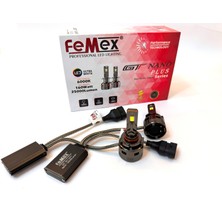 Femex Gt Nano Plus Csp Lumıled Royal Chipset Radyatör Soğutmalı Hb4 9006 LED Xenon LED Headlight