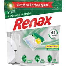 Renax Bulaşık Makinesi Kapsülü Hepsi Bir Arada 44'lü x 4 Adet (176 Kapsül)