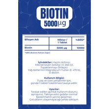 Vitisfera Biotin 5000 mcg 60 Tablet