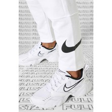 Nike Air Heights White Sneaker Hakiki Deri ve Tekstil Günlük Spor Ayakkabı Beyaz