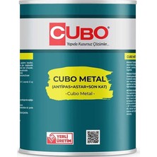 Ennalbur Cubo Metal Pas Boyası Siyah 2,5 Litre