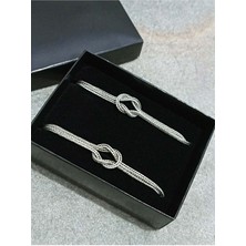 Trend Collection Tilki Kuyruğu Sonsuzluk Model Ayarlanabilir 2 Adet Bileklik