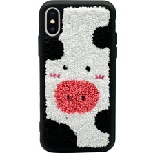 Spoyi iPhone x - Xs Cow Tasarımlı Punch Telefon Kılıfı