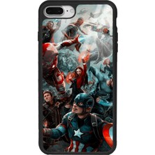 Spoyi Apple iPhone 7 Plus - 8 Plus Avengers Ultron Tasarımlı Glossy Telefon Kılıfı