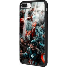 Spoyi Apple iPhone 7 Plus - 8 Plus Avengers Ultron Tasarımlı Glossy Telefon Kılıfı