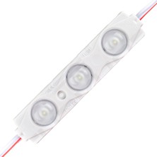 Amber LED Mercekli Modül LED 1.5 Watt 12V Tabela, Vitrin, Akvaryum, Tezgah, Makyaj Aynası Aydınlatma Için…