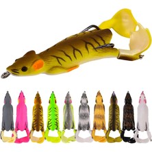 Tlg Shop No.10 Tarzı Halat Flipper Ördek Balıkçılık Cazibesi Yumuşak Baitg Yapay Yem 3D Gözler Wobbler Jig Minnow Yumuşak Cazibesi Yüzme Cazibesi (Yurt Dışından)