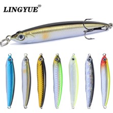 Tlg Shop Z1 Stili 95MM Yüksek Li Heyecan Çubuğu Balıkçılık Cazibesi G Batan Kalem Uzun Döküm Shad Minnow Yapay Yem Pike Lures (Yurt Dışından)