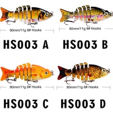 Tlg Shop HS013A Stili Proberos Fishing Wimbait Fishing Bait Fishing Lure 6# Good Hook Fishing Tackle (Yurt Dışından)