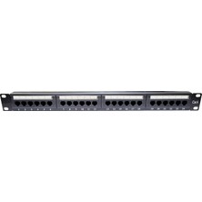 Vatpan 19" 24 Port Cat6 Patch Panel Dolu