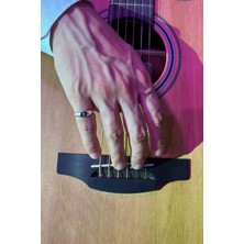 CAPO By Aytaç Yamaç Serçe Parmak Haç Yüzük Ayarlanabilir Minimal Haç Yüzük