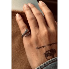 CAPO By Aytaç Yamaç Yılan Yüzük Ayarlanabilir Kadın Yüzük