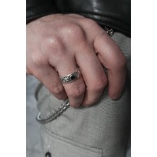 CAPO By Aytaç Yamaç Alyans Modeli Mineli Ayarlanabilir Yüzük