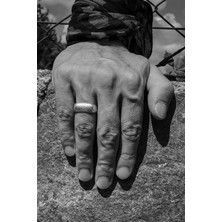 CAPO By Aytaç Yamaç Minimal Motorcu Tarzı Ayarlanabilir Erkek Yüzük