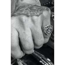 CAPO By Aytaç Yamaç Ayarlanabilir Erkek Şövalye Yüzük