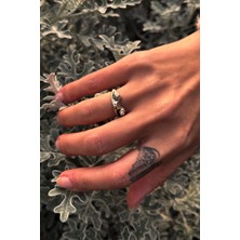 CAPO By Aytaç Yamaç Kurbağa Serçe Parmak Ayarlanabilir Kadın Yüzük