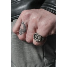 CAPO By Aytaç Yamaç Denizci Modeli Çapa Figürlü Ayarlanabilir Yüzük