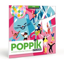 Poppik Sticker Puzzle Funny Cats (3X35 Parça)