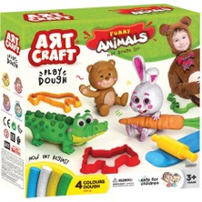 Fen Toys 03697 Art Craft Eğlenceli Hayvanlar Hamur Set 200 gr