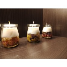 Minthrain Candle Çiçekli Mumlar