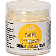 Dr. Gusto   Yenilebilir Metalik Toz Boya 4 gr  Sarı