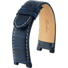 Roder Kordon R4119W D.Blue-W - 22 mm Deri Kayış