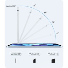 Fogy Ipad Pro 4.nesil 12.9" Inç Uyumlu Bluetoothlu Mıklatıslı Avuç Içi Red Eğim Özellikli Çizim Kalemi