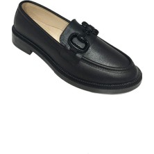 Comfort Shoes 235 Deri Trend Fashion Tokalı Kadın Babet