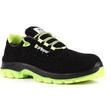 Mekap Gripper GPR-155 S1 Siyah Microfiber Kompozit Iş Güvenlik Ayakkabısı