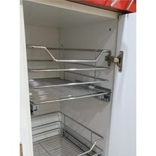 Yıldız Aks Tandem Kısmi Açılım Frenli Raylı Metal Tel Çekmece