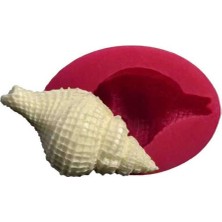 Depposite Silikon Kalıp - Deniz Kabuğu - 4 Pembe (6,5*3,5cm)
