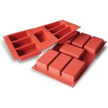 Depposite Büyük Dikdörtgen Silikon Kalıp 7'li 3.8 x 8.4 x 1.3 cm