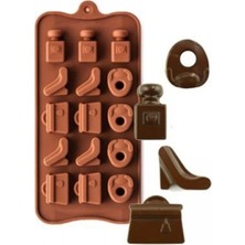 Depposite Ayakkabı Çanta Silikon Çikolata Kalıbı