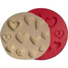 Depposite Silikon Kalıp - Küçük Kalpler, Onlu (10*10CM)