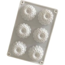 Depposite Ayçiçeği 6lı Silikon Kek Kalıbı
