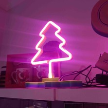 Kamer Neon Işıklı Çam Ağacı