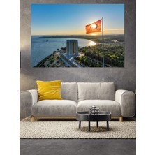 Meta Cam Çanakkale Boğazı Cam Tablo