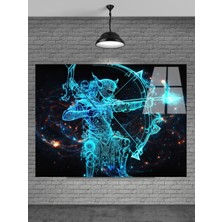 Meta Cam Neon Okçu Cam Tablo