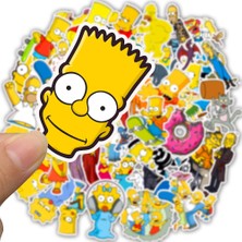 Hediyene Bak The Simpsons Defter Suluk Laptop Notebook Tablet Sticker Seti