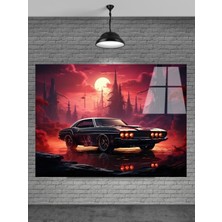 Meta Cam 3D Eski Klasik Araba Cam Tablo