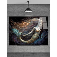 Meta Cam Deniz Kızı Cam Tablo