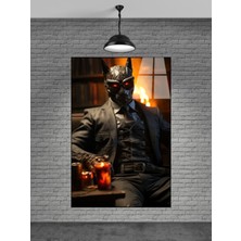 Meta Cam Batman Maskeli Adam Cam Tablo