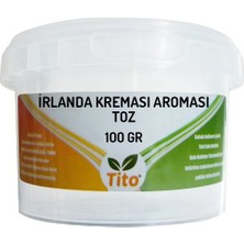Tito Toz İrlanda Kreması Aroması Suda Çözünür - 100 gr