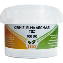 Tito Toz Kırmızı Elma Aroması Suda Çözünür - 100 gr