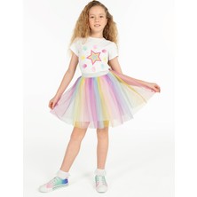 Civil Baby Civil Girls Kız Çocuk Etek 4-9 Yaş Pembe