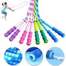 Chaoduo Shop Pp Tarzı Pvc Bambu Ortak Tasarım Ip Atlama Ipi Boncuk Ip Atlama Ipi Yoga Yumuşak Boncuklu Egzersiz Atlama Kaymaz Sap Spor 2.8m (Yurt Dışından)